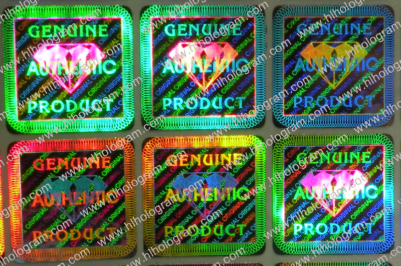 hologram sticker photo